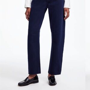 Madewell Women's Darted Barrel-Leg Jean in Garment-Dyed Denim